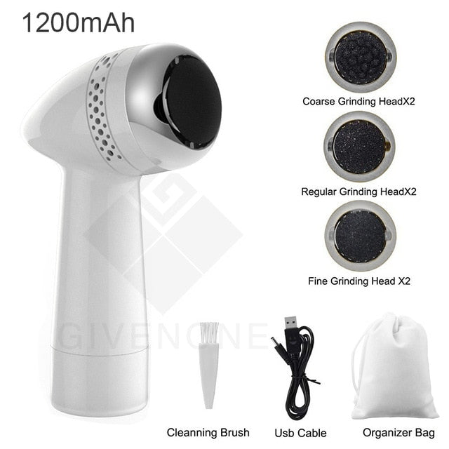 Electric Foot File Vacuum Pedicure Tool