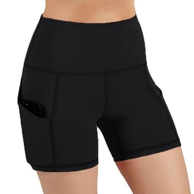 Women High Waist Gym Yoga Shorts