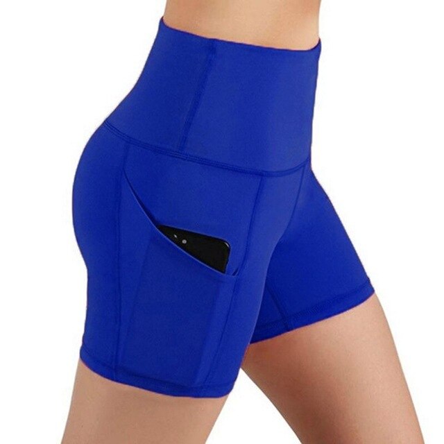 Women High Waist Gym Yoga Shorts